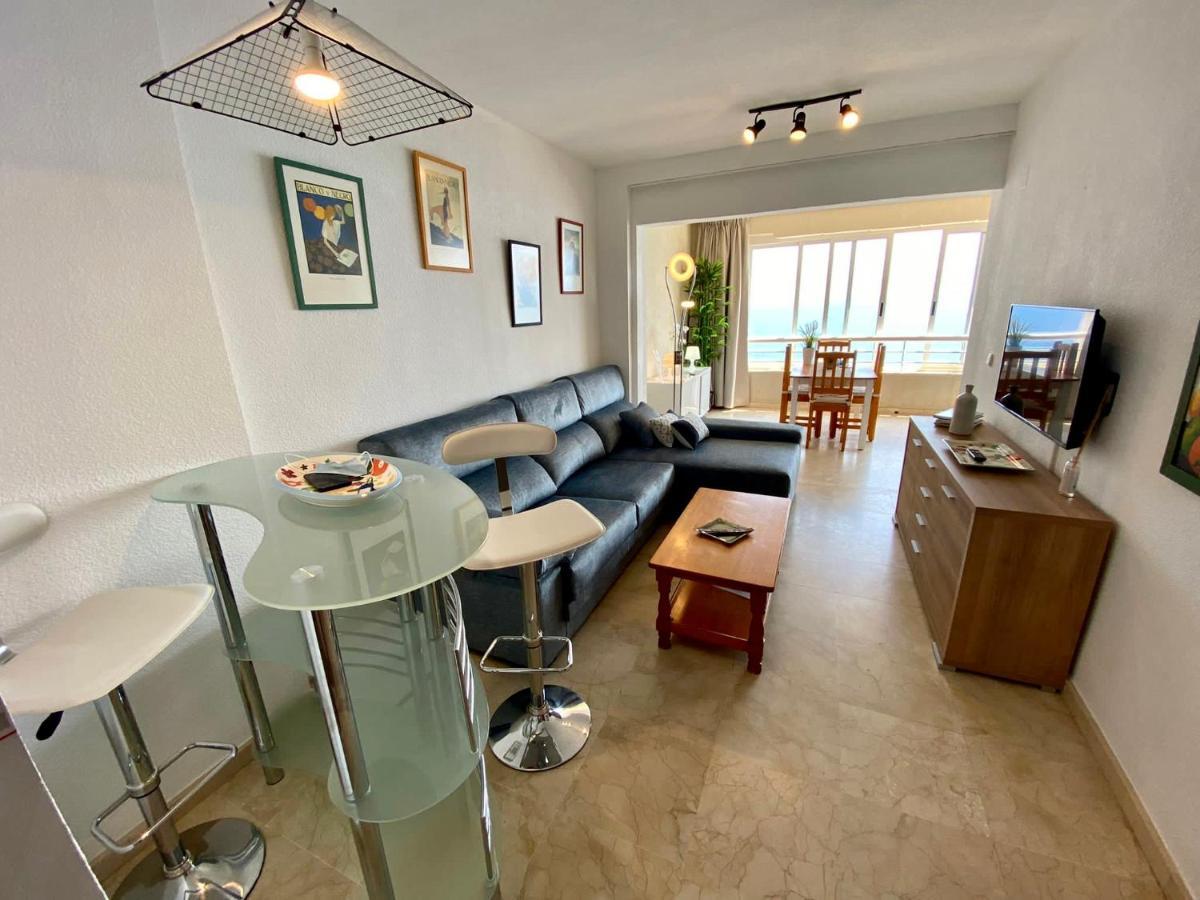 Apartamento Torre Levante, Primera Linea De Playa 貝尼多姆 外观 照片