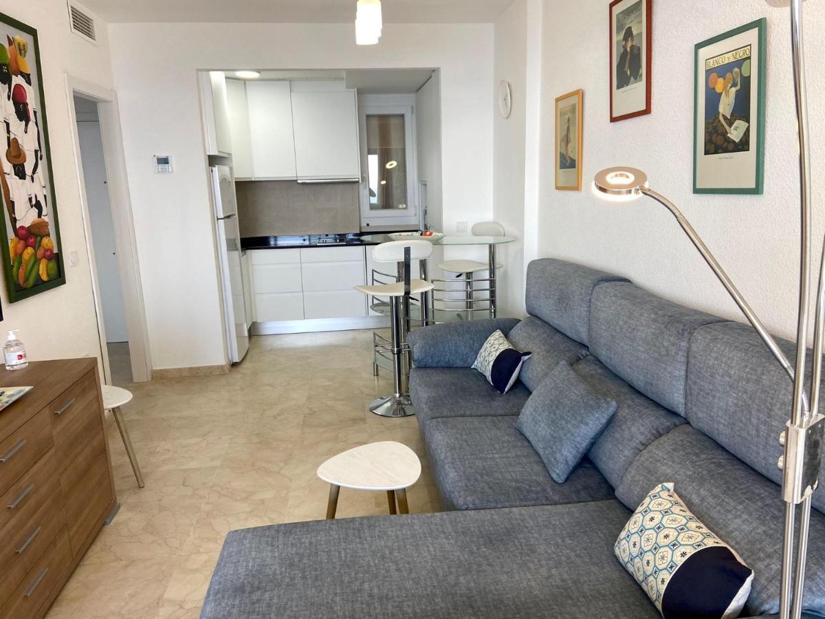 Apartamento Torre Levante, Primera Linea De Playa 貝尼多姆 外观 照片