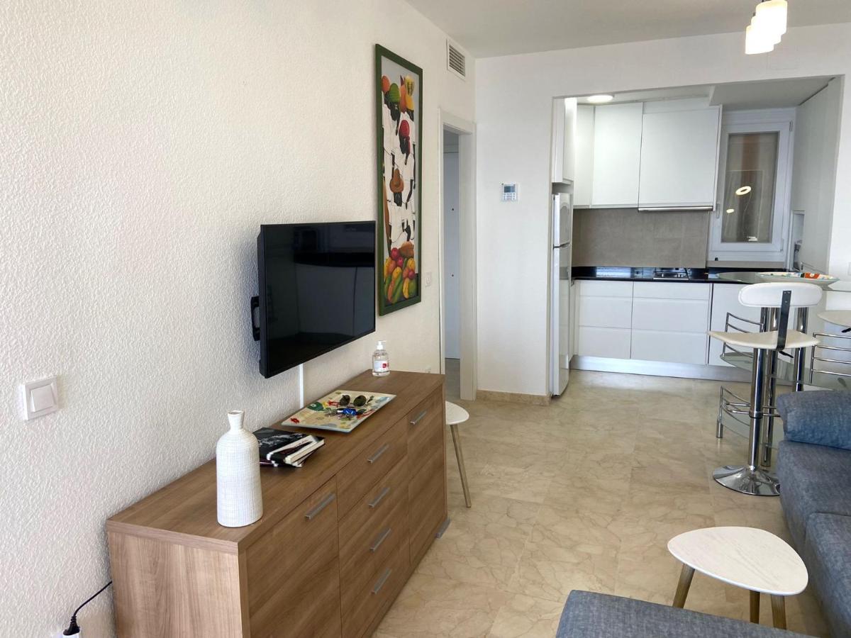 Apartamento Torre Levante, Primera Linea De Playa 貝尼多姆 外观 照片