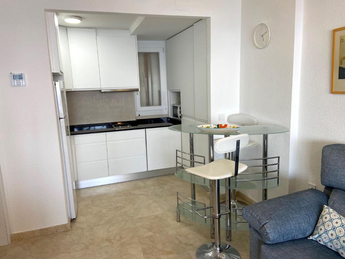 Apartamento Torre Levante, Primera Linea De Playa 貝尼多姆 外观 照片