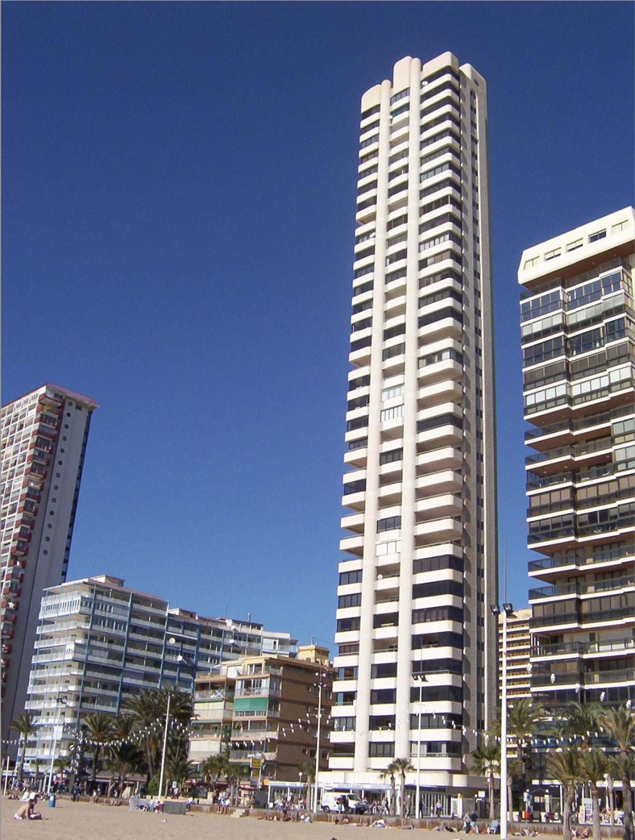 Apartamento Torre Levante, Primera Linea De Playa 貝尼多姆 外观 照片